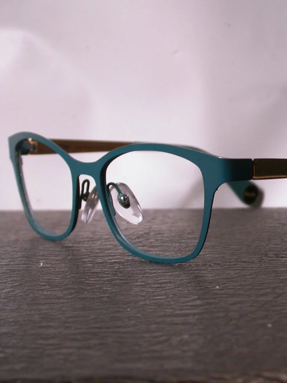 WOOW Gold Rush Blue Green Designer Eyeglasses Frames Made in Italy
